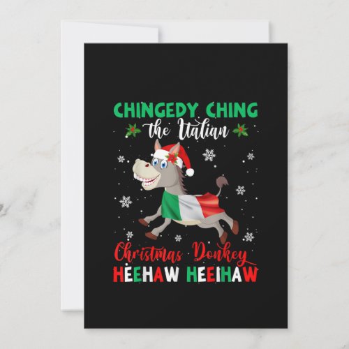 Dominick The Christmas Donkey_Italian Donkey Holiday Card