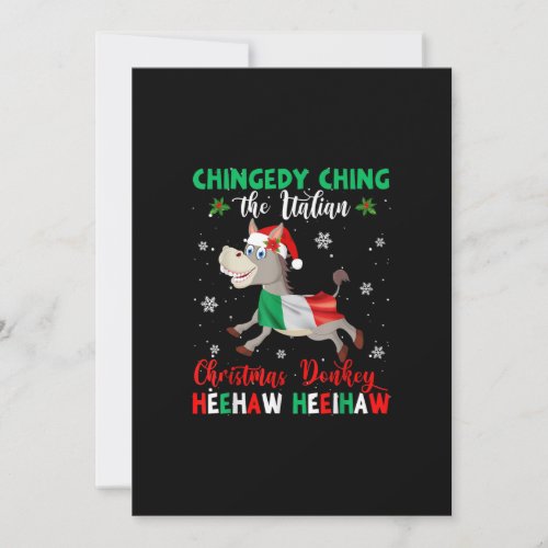 Dominick The Christmas Donkey_Italian Donkey Holiday Card