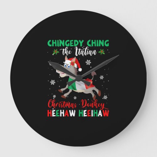 Dominick The Christmas Donkey_Italian Donkey Large Clock