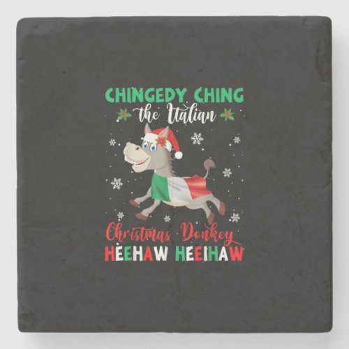 Dominick The Christmas Donkey_Italian Donkey Stone Coaster