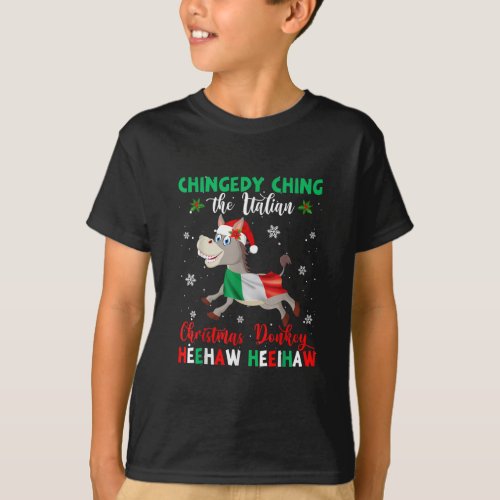 Dominick The Christmas Donkey_Italian Donkey T_Shirt