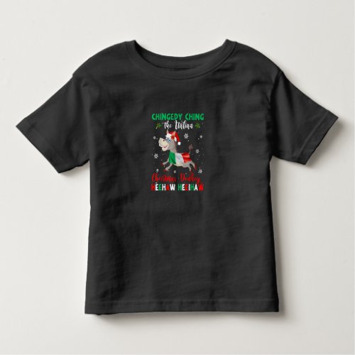Dominick The Christmas Donkey_Italian Donkey Toddler T_shirt