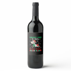 Dominick The Christmas Donkey-Italian Donkey Wine Label