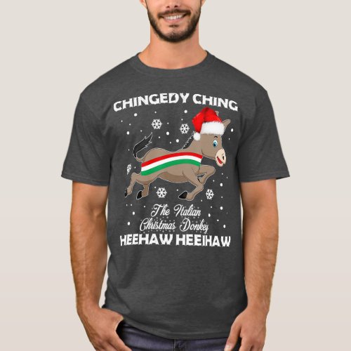 Dominick The Christmas DonkeyItalian Donkey Gift T_Shirt