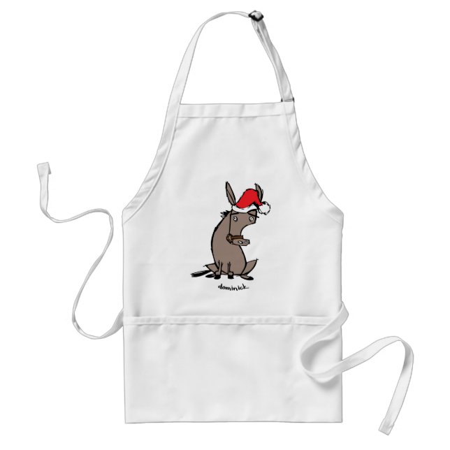 Dominick the Donkey Adult Apron (Front)