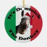 Dominick The Donkey Ceramic Ornament at Zazzle