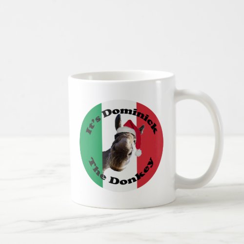 dominick the donkey coffee mug