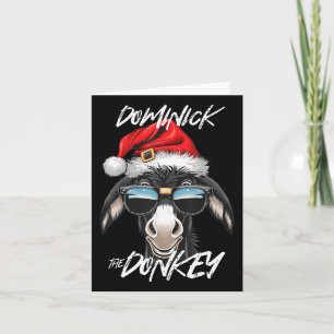 Dominick The Donkey Funny Christmas Italian Christ Card