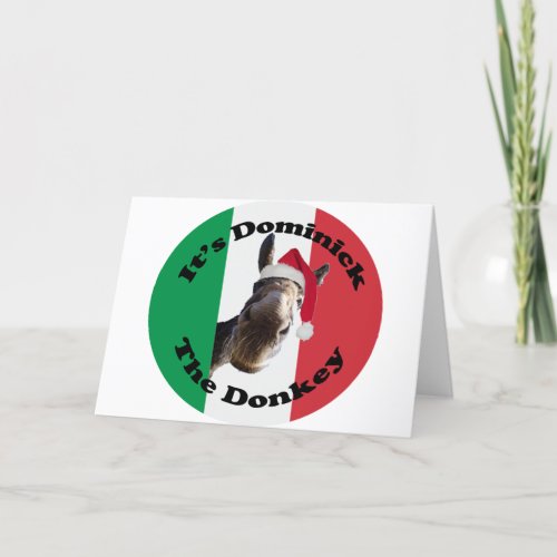 dominick the donkey holiday card