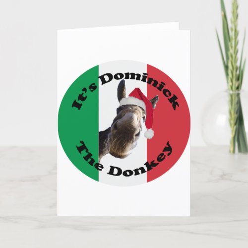 dominick the donkey holiday card
