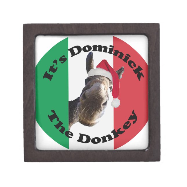 dominick the donkey keepsake box (Front)