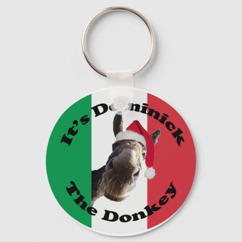 dominick the donkey keychain