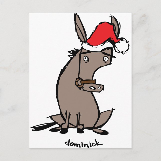 Dominick the Donkey Postcard (Front)