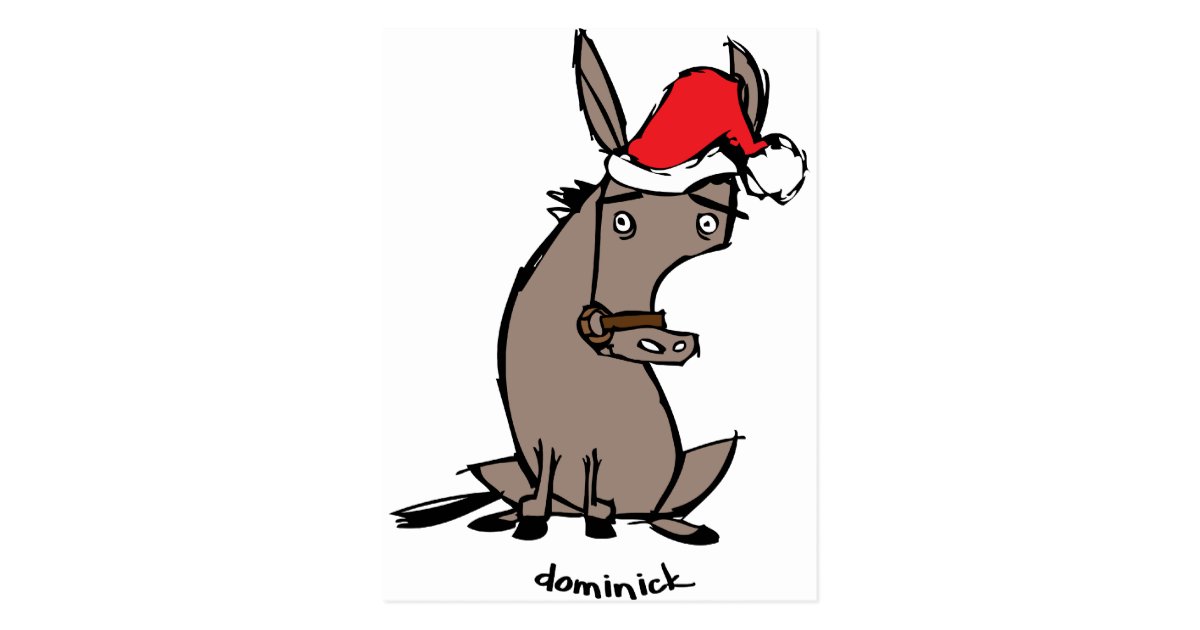 Dominick the Donkey Postcard | Zazzle.com