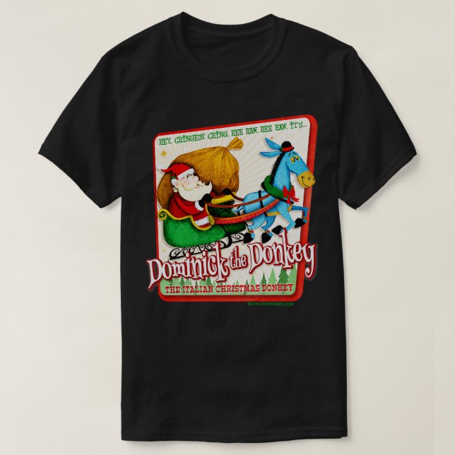 Dominick the Donkey T-Shirt (Design Front)