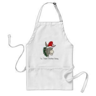 Dominick the Italian Christmas Donkey Adult Apron