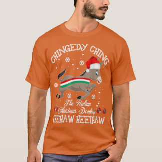 Dominickhe Christmas Donkey Italian Donkey Christm T-Shirt