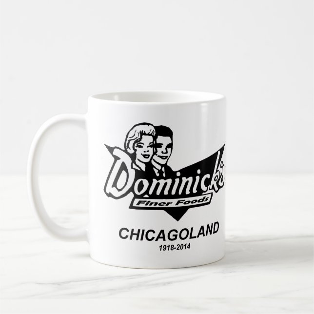 Dominick's Finer Foods, Chicago and Suburbs, IL Coffee Mug (Left)