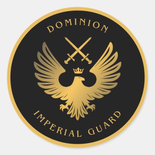 Dominion Imperial Guard large round Stickers