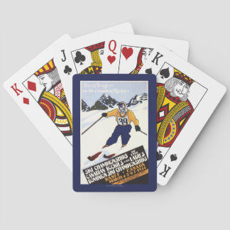Dominion Ski Championship Poster Poker Cards