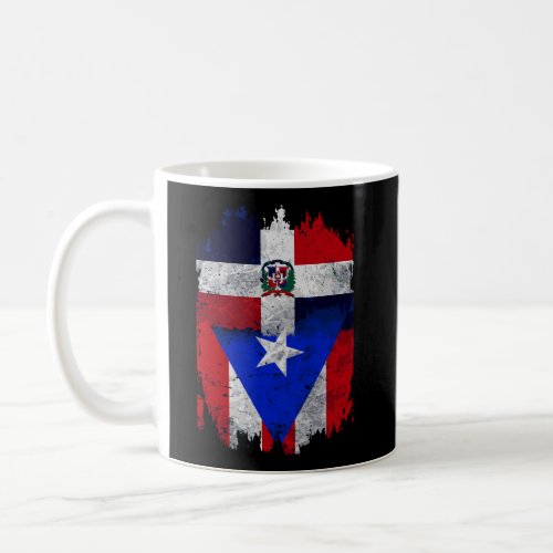 Dominirican Dominican And Puerto Rican Flag Domini Coffee Mug