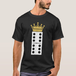 Domino 6 and 6 King Matching Costume Double 6 Game T-Shirt