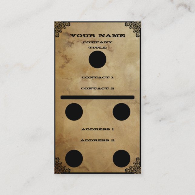 Domino - Business Card (Front)