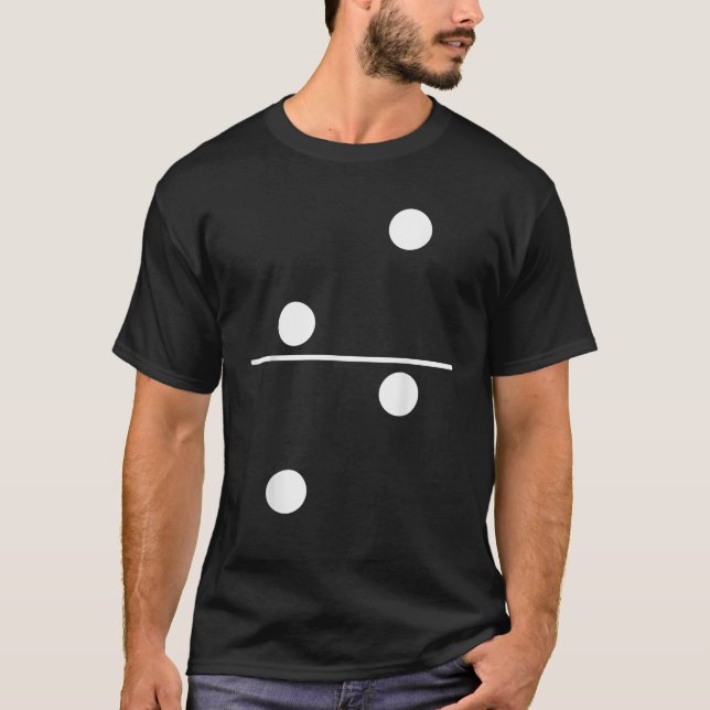 Domino Costume 2 2 Matching Family Easy Group Hall T-Shirt (Front)