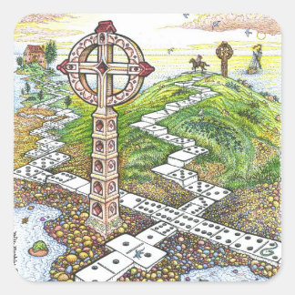 Domino Crosses Sticker
