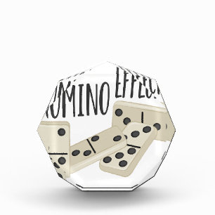 Domino Effect Acrylic Award