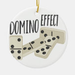 Domino Effect Ceramic Ornament at Zazzle