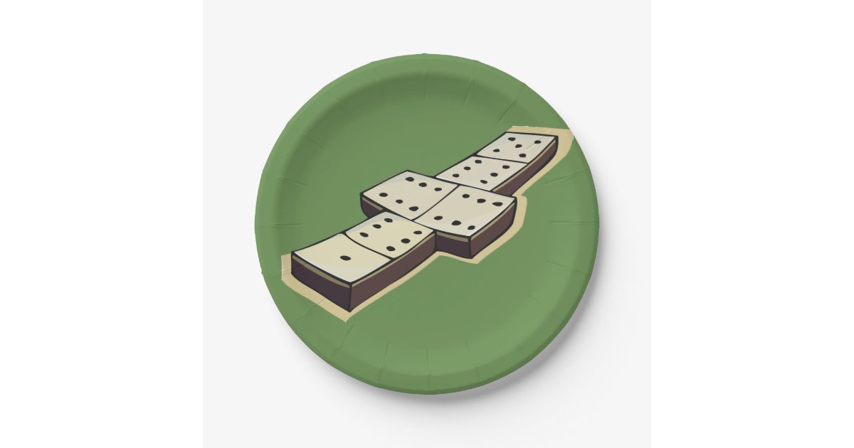 Domino Paper Plates Zazzle