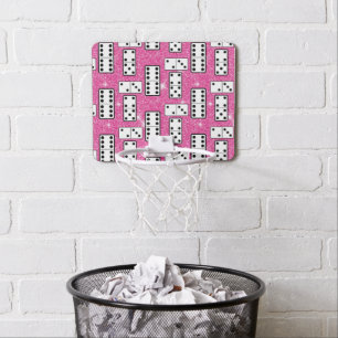 Domino Pieces Dominoes Board Game Pink Glitter