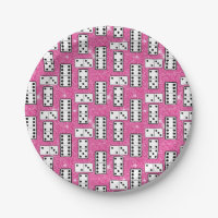 Domino Pieces Dominoes Board Game Pink Glitter