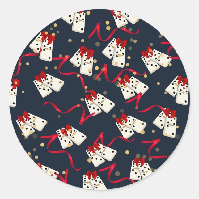 Domino Sticker - Blue (Front)