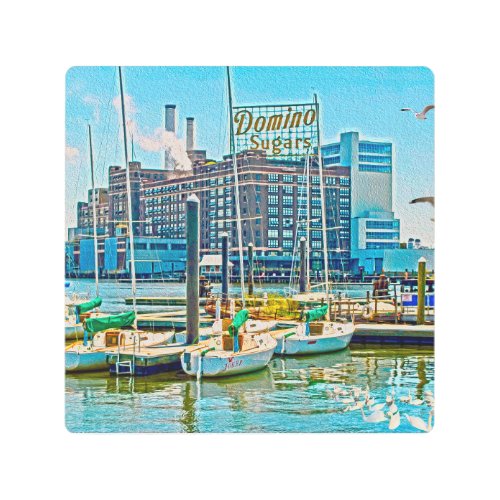 Domino Sugars Factory Baltimore Maryland Poster