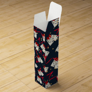 Domino Themed - Christmas Wine Box