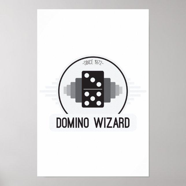 Domino Wizard Official Logo Poster (Front)