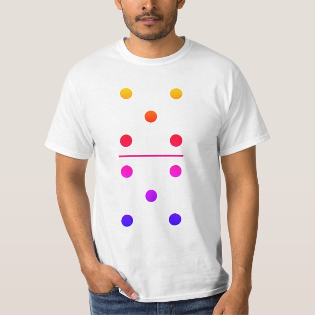 Dominoes 5-5 Group Costume T-Shirt (Front)