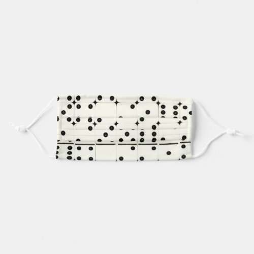 Dominoes Cloth Face Mask with Filter Slot