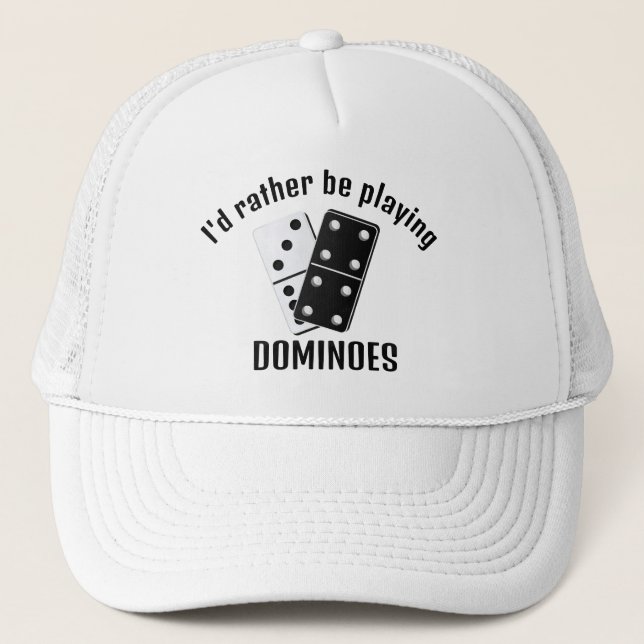 Dominoes Design Hat (Front)