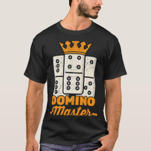Dominoes Domino Master Tournament Player Hobby T-Shirt