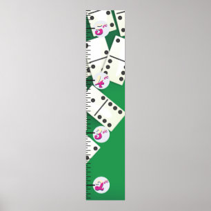 Dominoes Growth Chart. Poster