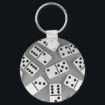 Dominoes Keychain 002<br><div class="desc">Dominoes keychain.  Desaturated. 

Photography © The Phantom Panther</div>