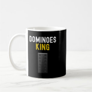 Dominoes King Shirt Funny Dominoes Player Doninoes Coffee Mug