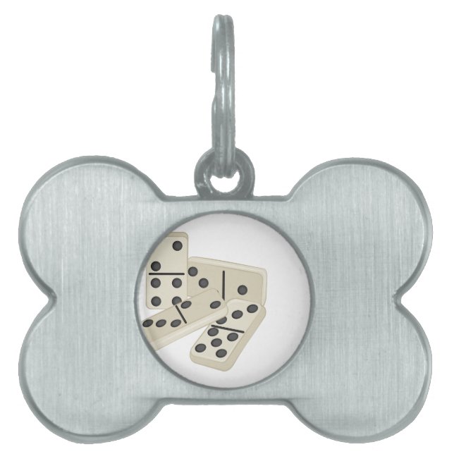 Dominoes Pet ID Tag (Front)