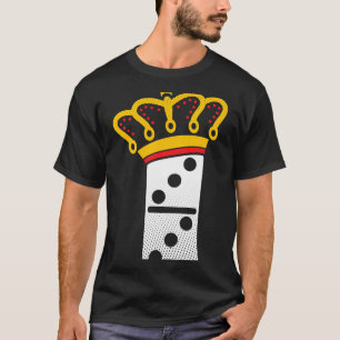 Dominoes queen dominoes player gift T-Shirt