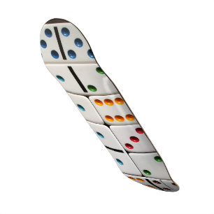 Dominoes skateboard deck