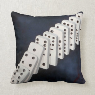 Dominoes Throw Pillow
