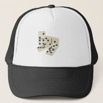Dominoes Trucker Hat by Windmilldesigns at Zazzle